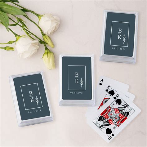 15 Best Personalized Playing Card Wedding Favors (from $1.31).